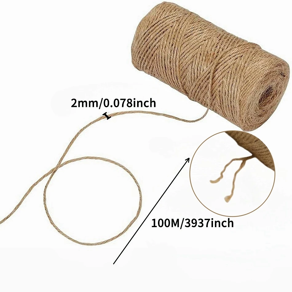 Naturalny sznurek jutowy 1mm 2 – Natural Florist Supply recenzja i cena
