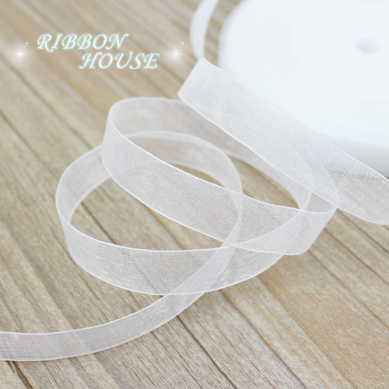 (50 jardów / rolka) 12/15/20/2 – Ribbon Organza Roll recenzja i cena