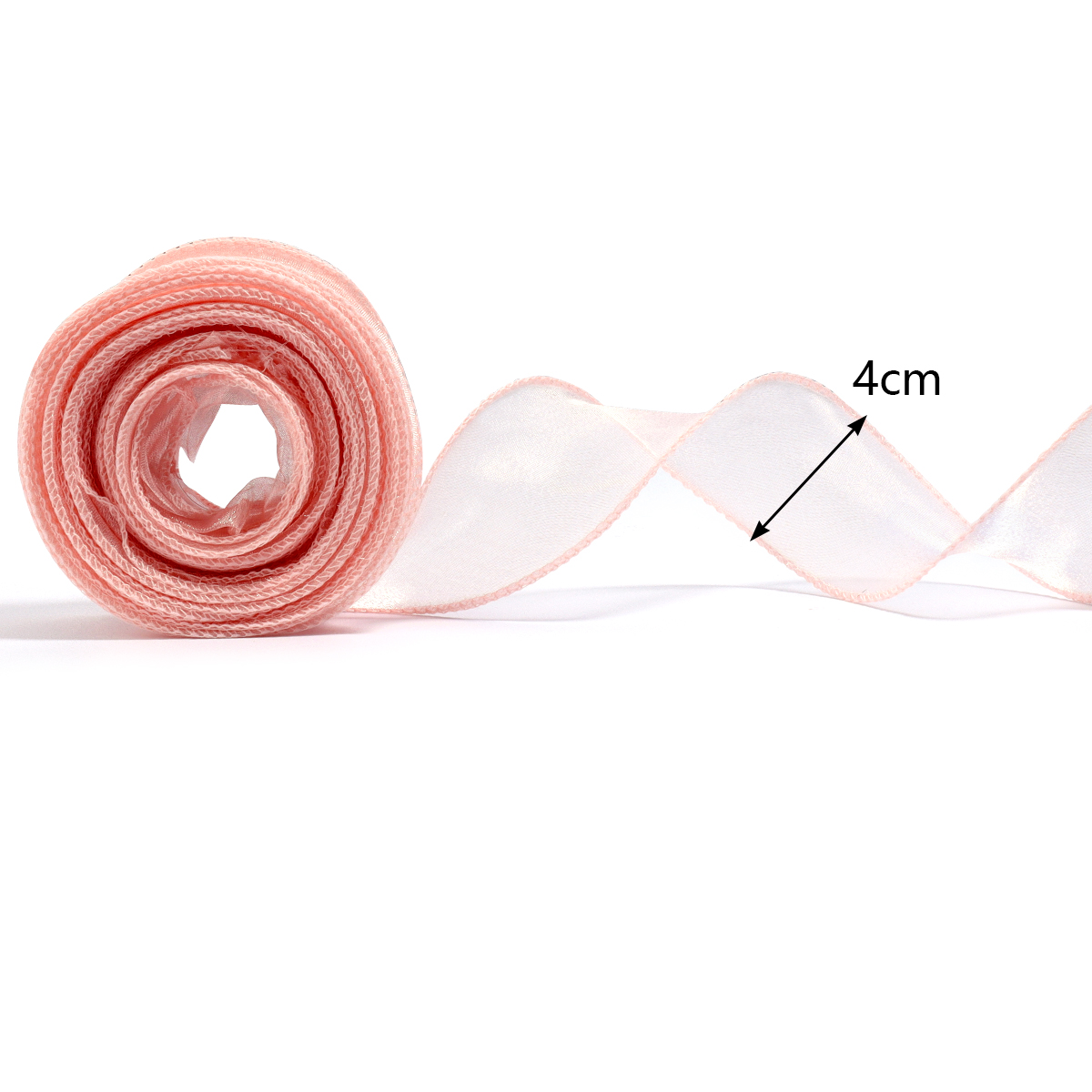 10 jardów / rolka Przezroczyst – Ribbon Organza Roll recenzja i cena